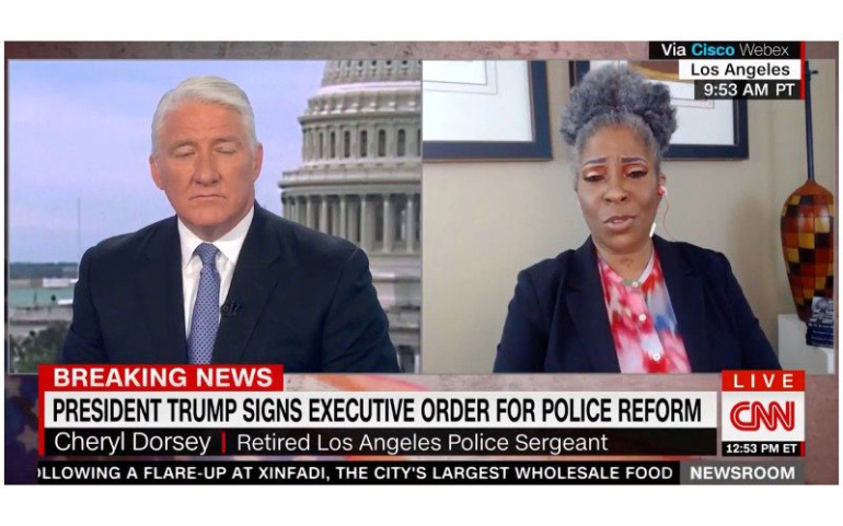 Retired police sergeant trashes Trump’s ‘psychobabble’ Rose Garden speech: ‘It changes nothing’